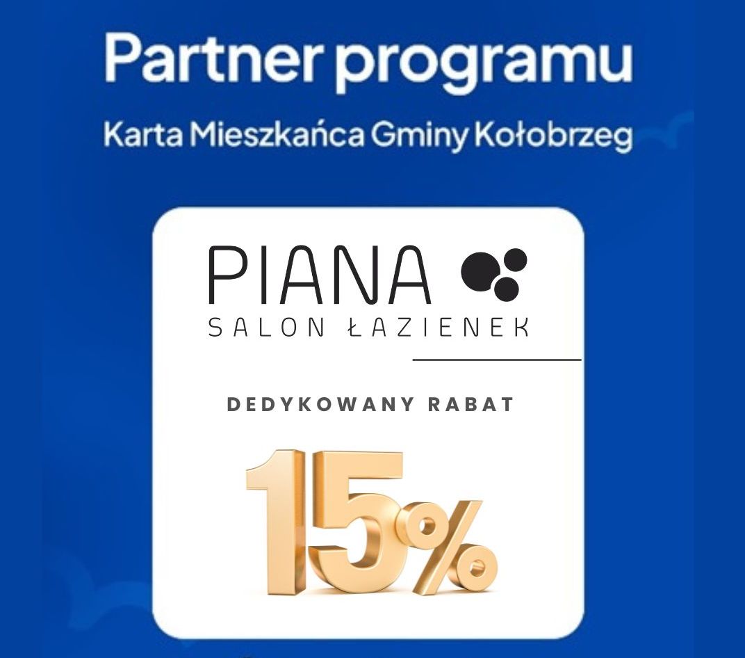 O nas karta mieszkańca gminy kołobrzeg piana salon Łazienek kołobrzeg post