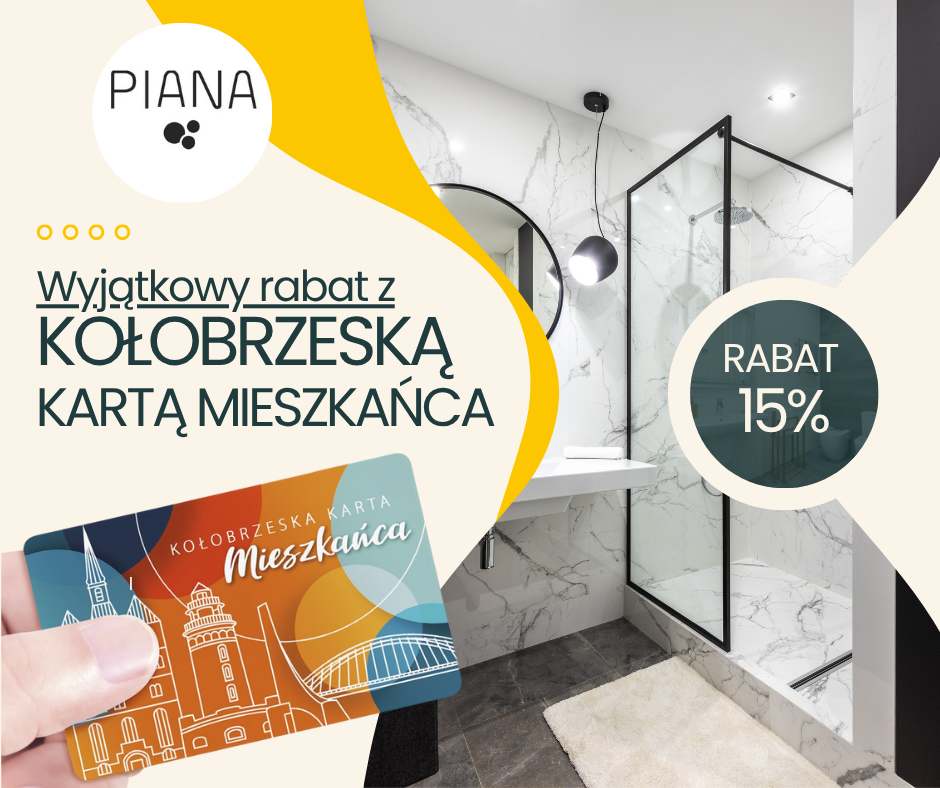 O nas kołobrzeska karta mieszkańca piana salon Łazienek kołobrzeg